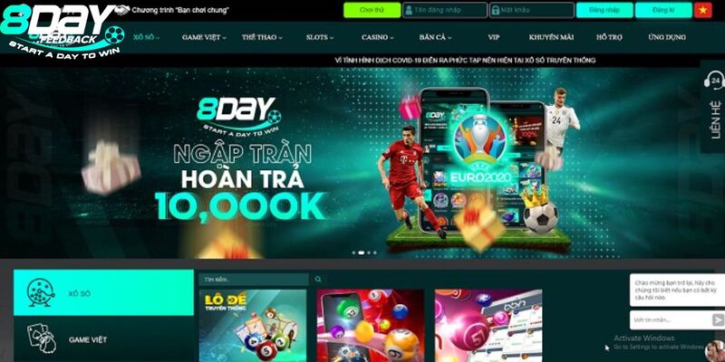 8DAY là thiên đường casino cho anh em giải trí