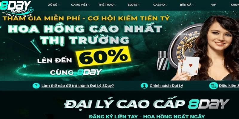 Làm đại lý cho 8DAY có doanh thu khủng